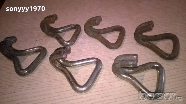 6бр куки-метални от колани за тир-здрви и яки-8х7х5см, снимка 8 - Аксесоари и консумативи - 19922895