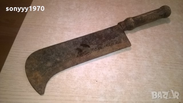 АНТИКА-КУКРИ-40Х11СМ-РЕТРО КОЛЕКЦИЯ-САТЪР/НОЖ-ВНОС ФРАНЦИЯ, снимка 3 - Колекции - 26104159