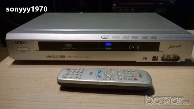 Liteon lvw-5027 hdd/dvd recorder+remote-внос швеицария, снимка 3 - Ресийвъри, усилватели, смесителни пултове - 15298644