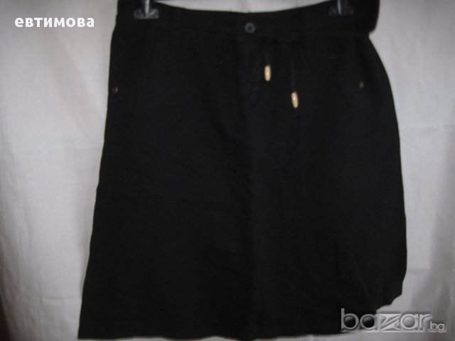 Нова пола Zara, 42 (L), памук + лен, снимка 1 - Поли - 12903372