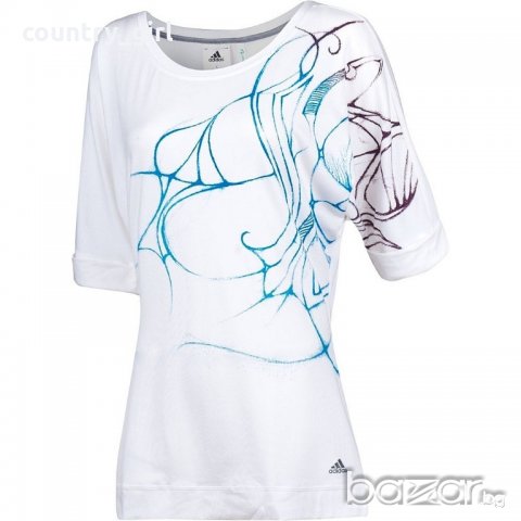 Adidas - страхотна дамска блузка, снимка 4 - Тениски - 18199422