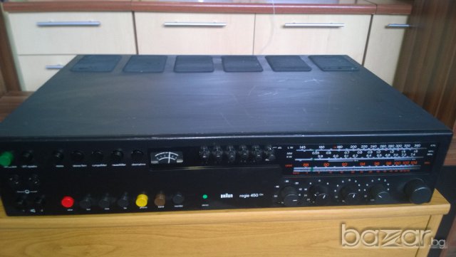 braun regie 450 ch-stereo receiver-нов внос швеицария, снимка 3 - Ресийвъри, усилватели, смесителни пултове - 9611945