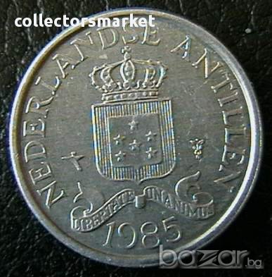1 цент 1985, Недерландски Антили, снимка 2 - Нумизматика и бонистика - 12039838