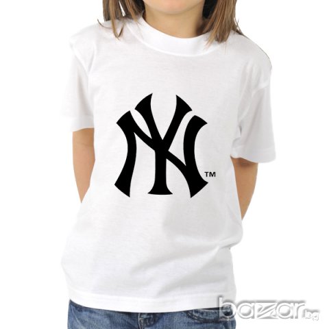 Детски тениски NEW YORK NY със стилен дизайн! Бъди различна, поръчай тениска със снимка и