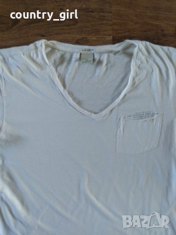 Scotch and Soda Cotton V-Neck T Shirt - страхотна мъжка тениска, снимка 4 - Тениски - 25414458