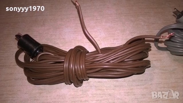 *2бр аудио кабели за тонколони-сив-3м и кафяв-3.5м, снимка 7 - Други - 23326415