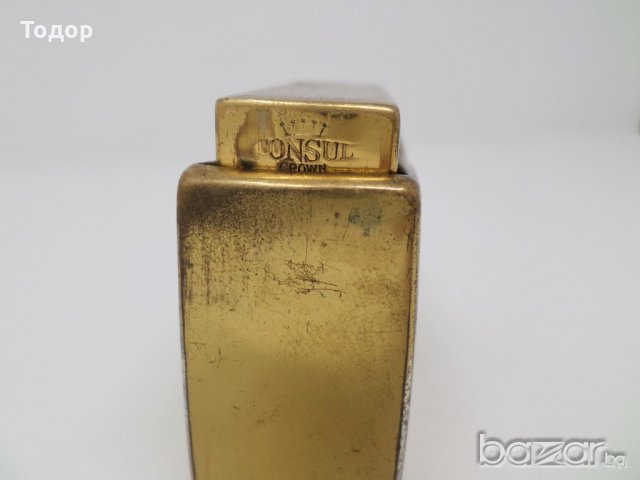 Запалка Consul Crown, газова, снимка 4 - Други ценни предмети - 21109785