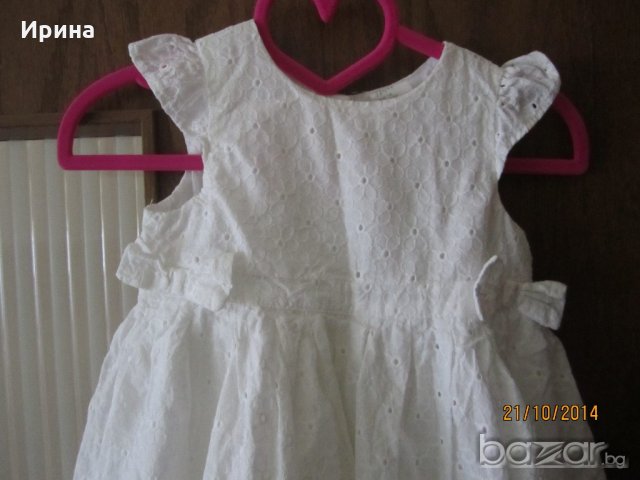 Красива рокличка Н&М за малка принцеса, 4-6 месеца, снимка 11 - Бебешки рокли - 21465912