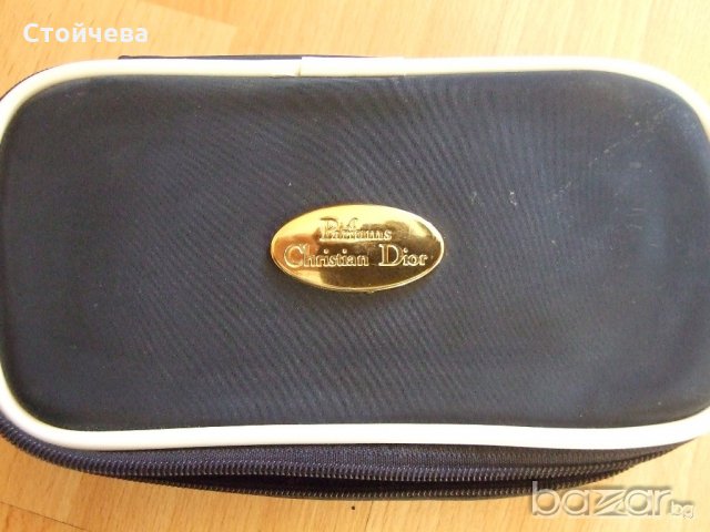 Christian Dior Parfums портмоне, несесер в тъмно синьо, снимка 3 - Портфейли, портмонета - 20697657