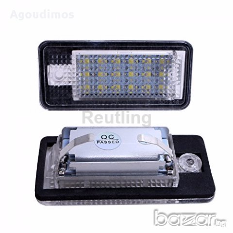 Диодни(LED) плафони за AUDI A3 A4 A6 A8 Q7, снимка 2 - Аксесоари и консумативи - 16759753