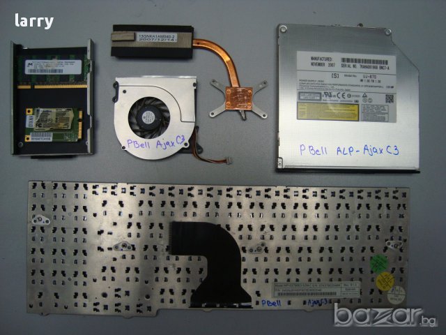 Packard Bell EasyNote ALP Ajax C3 на части, снимка 7 - Части за лаптопи - 10707404
