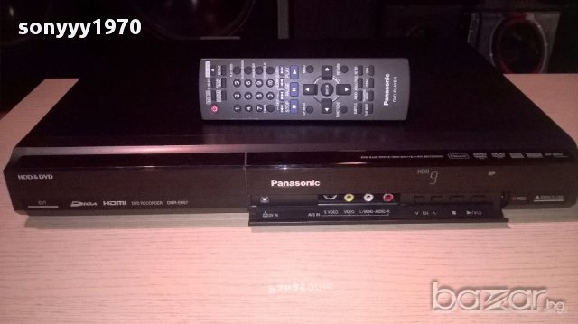 поръчани-Panasonic dmr-eh57 hdd/dvd/hdmi/optical+remote-внос швеицария, снимка 6 - Ресийвъри, усилватели, смесителни пултове - 13266517