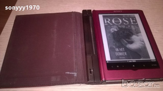 sony prs650 reader+sony prsa-cl65 cover with light-от швеицария, снимка 2 - Таблети - 19063795