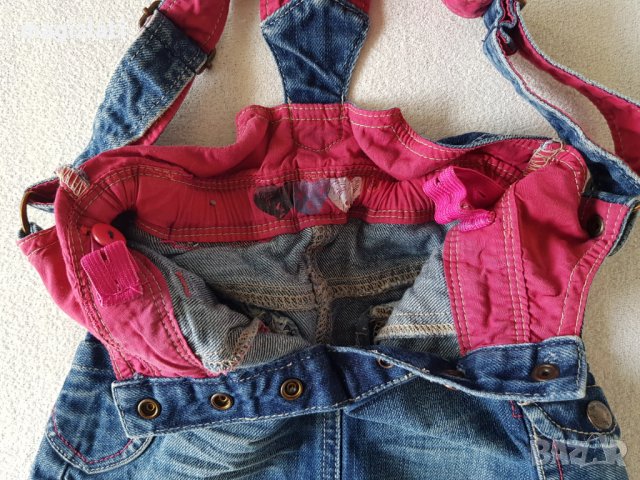 Дънков сукман 9-12 месеца, снимка 5 - Бебешки рокли - 24161368