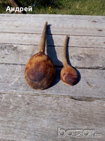 Старинна Дървена лъжица,лъжици, снимка 6 - Антикварни и старинни предмети - 16698878