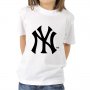 Детски тениски NEW YORK NY със стилен дизайн! Бъди различна, поръчай тениска със снимка и, снимка 1 - Детски тениски и потници - 8037337