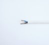 Кабел двужилен захранващ мрежови бял ШВПС-В 2x1mm2, снимка 1 - Кабели - 23282094
