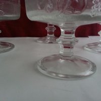кристални чаши купички , снимка 6 - Антикварни и старинни предмети - 20389731