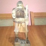 Дърворезба-човек с торба-35/13/10см-внос швеицария, снимка 3 - Антикварни и старинни предмети - 14246757