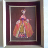 гоблен-барокова дама, снимка 1 - Гоблени - 10764066