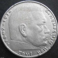 Монета Трети Райх 5 Reichsmark 1935 г. Сребро, снимка 2 - Нумизматика и бонистика - 20868659