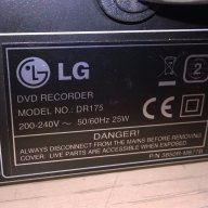 Lg dr175 dvd recorder+remote-внос швеицария, снимка 12 - Ресийвъри, усилватели, смесителни пултове - 13568280