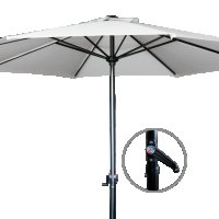 градински чадър 2.5 м., снимка 1 - Градински мебели, декорация  - 21791404