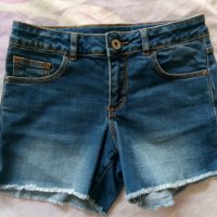 Къси дънкови панталонки-Zara, снимка 1 - Детски къси панталони - 22561127