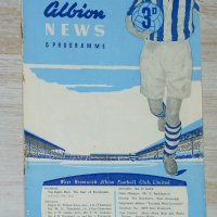 Уест Бромич - Астън Вила и Уулвърхямптън - Болтън оригинални стари английски футболни програми 1957, снимка 2 - Фен артикули - 25199462