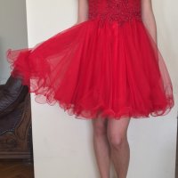Бална  рокля в червено - НОВО!, снимка 10 - Рокли - 20842263