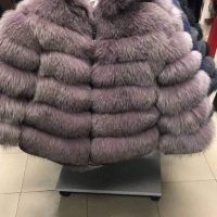 Кожено палто лисица , снимка 1 - Палта, манта - 20452787