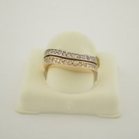 златен пръстен 42921-3, снимка 2 - Пръстени - 22366961