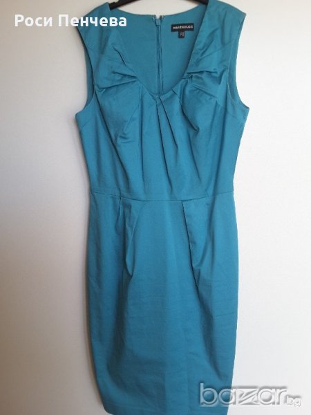 Дамска рокля в светло син цвят/размер 36, снимка 1
