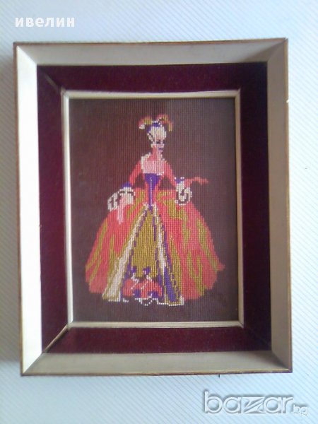гоблен-барокова дама, снимка 1