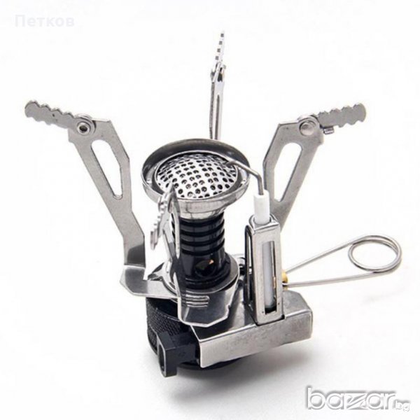 Компактна сгъваема газова горелка-котлон за туризъм, алпинизъм, лов и риболов. Със собствена п, снимка 1
