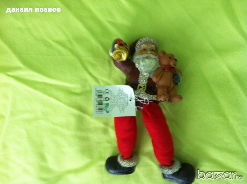 фигурка дядо коледа със мече, снимка 1