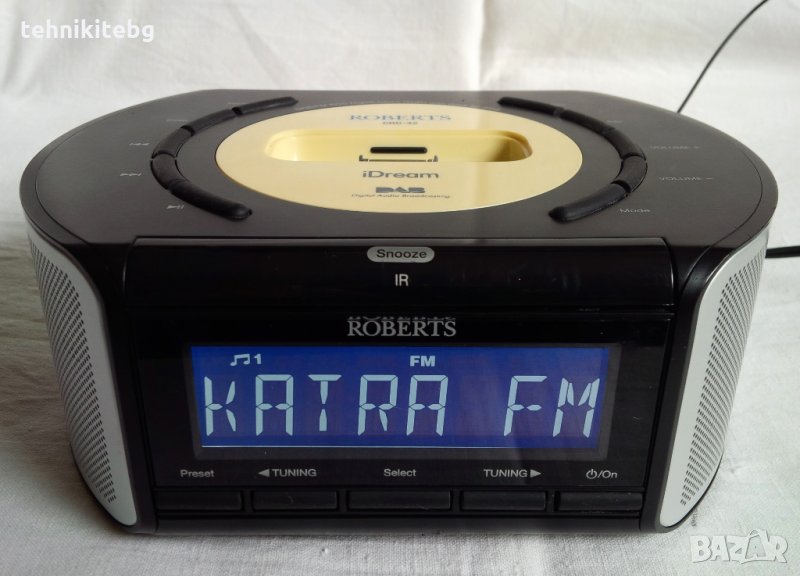 ⭐⭐⭐ █▬█ █ ▀█▀ ⭐⭐⭐ ​ROBERTS CRD-42 iDream - страхотно DAB/FM/RDS радио с iPod/iPhone докинг, часовник, снимка 1