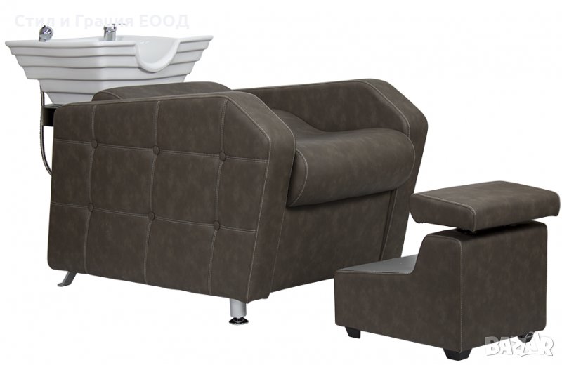 Измивна фризьорска колона Brisa marron, снимка 1