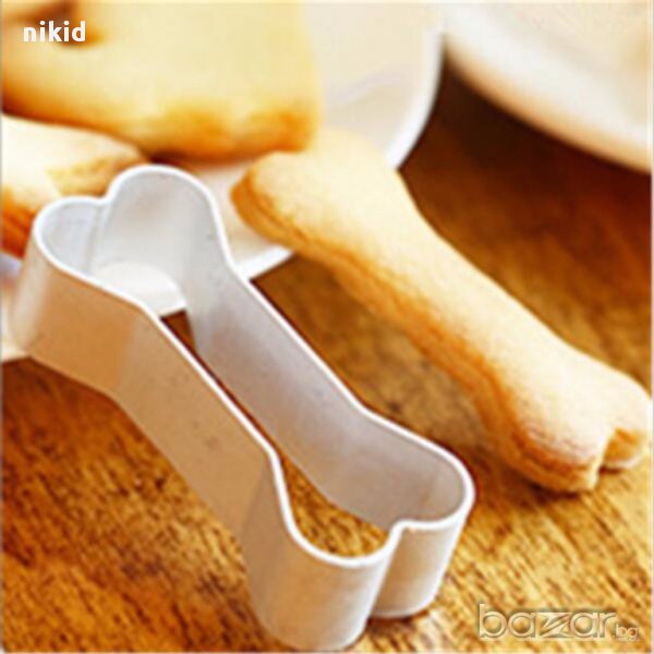 малък кокал кокалчеметална форма резец украса бисквитки фондан, снимка 1