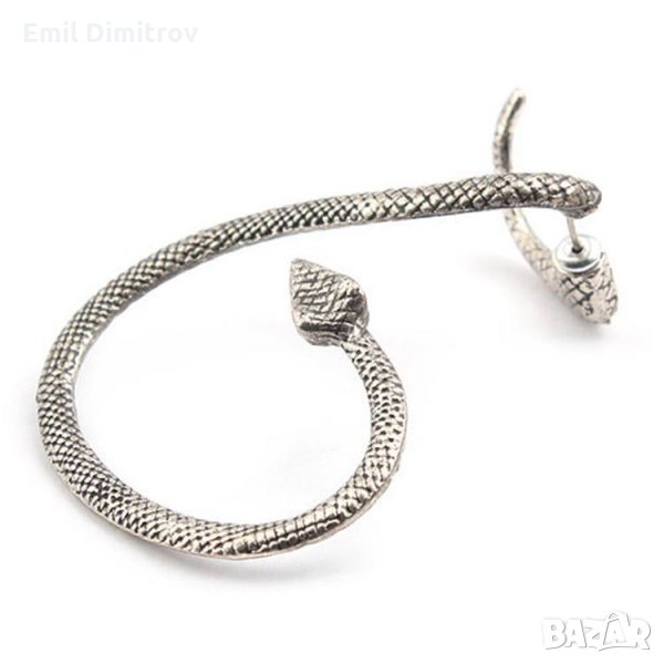 Обица - змия, снимка 1