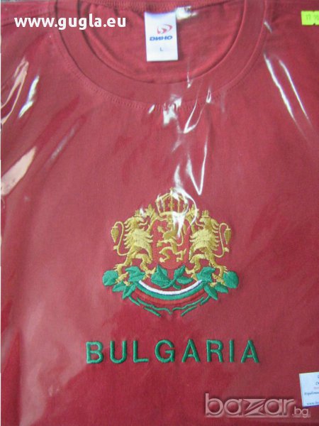 Тениска с Герб на България бродерия , снимка 1