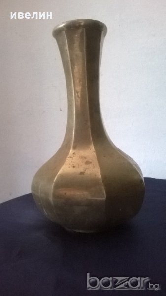месингова ваза, снимка 1