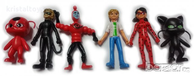 Героите от Калинката и черния котарак - играчки и за торта, снимка 1