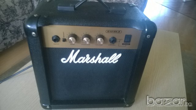 📢marshall-g10mk2-kube за ел.китара-нов внос англия, снимка 2 - Ресийвъри, усилватели, смесителни пултове - 7678250