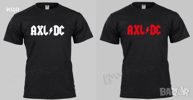 Метал тениска Ей Си/Ди Си AC/DC  AXL/DC, снимка 1 - Тениски - 25972876