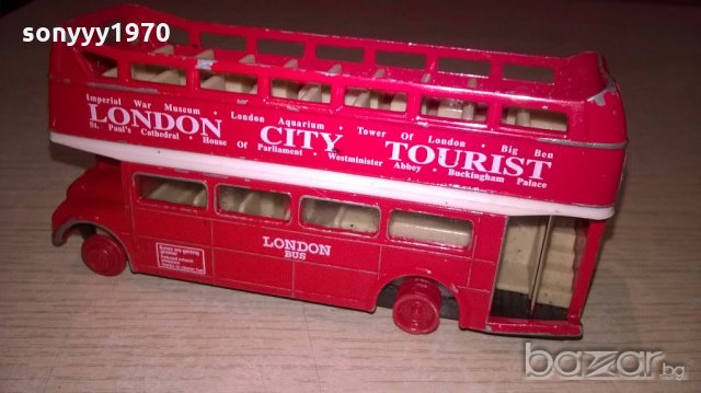 London bus-12х6х4см-метален-внос англия, снимка 8 - Антикварни и старинни предмети - 18541866