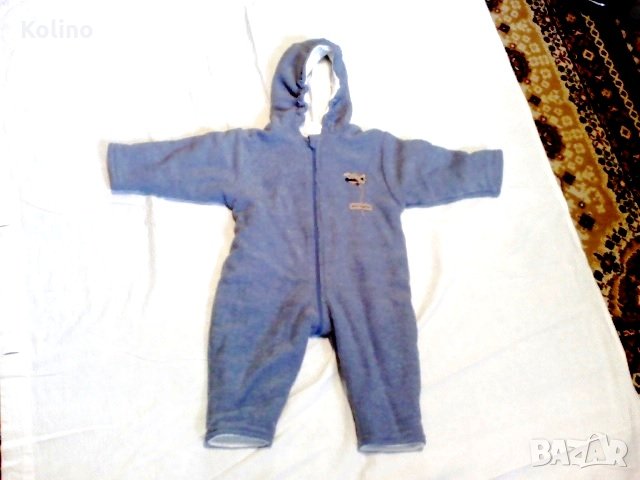  Ромпърчета 100% памук, унисекс, 12+18м., като нови, снимка 3 - Детски панталони и дънки - 23555484