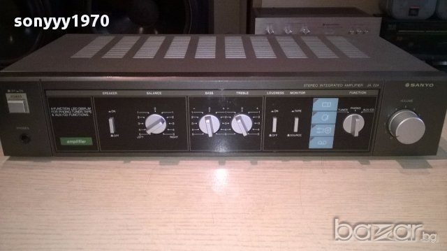 Sanyo-amplifier-made in japan-здрав-внос швеицария, снимка 8 - Ресийвъри, усилватели, смесителни пултове - 13891335