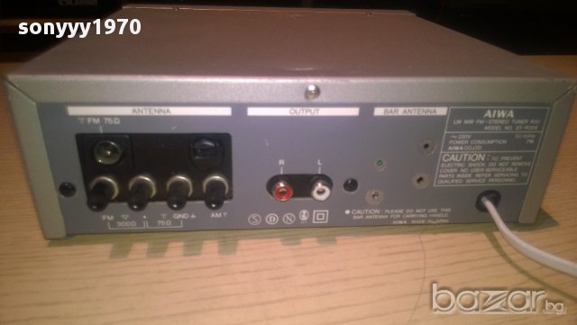 aiwa st-r30e-stereo tuner-made in japan-внос швеицария, снимка 13 - Ресийвъри, усилватели, смесителни пултове - 10161927