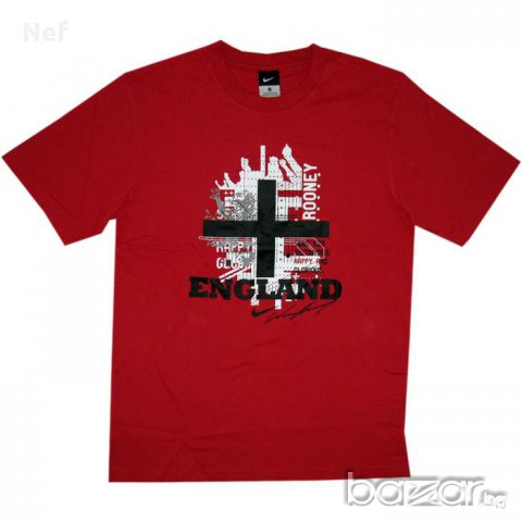  Тениска Nike England Rooney Soccer, оригинал , снимка 8 - Тениски - 10972838